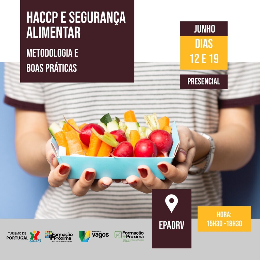 FORMAÇÃO + PRÓXIMA - HACCP E SEGURANÇA ALIMENTAR