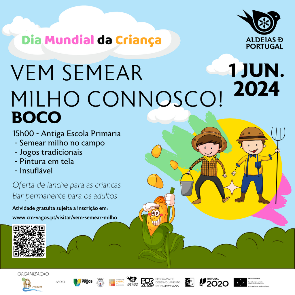 Vem semear milho connosco!