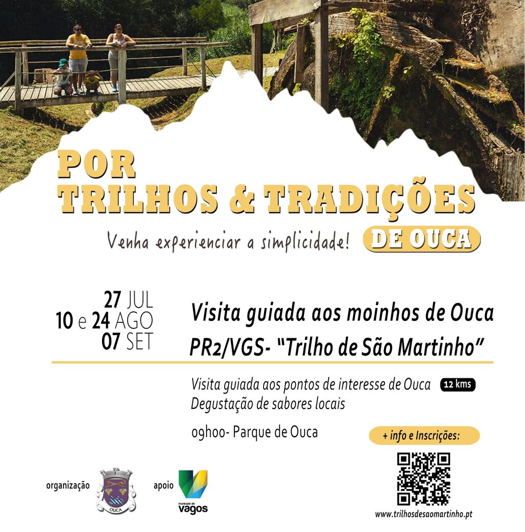 Por trilhos e tradições de Ouca