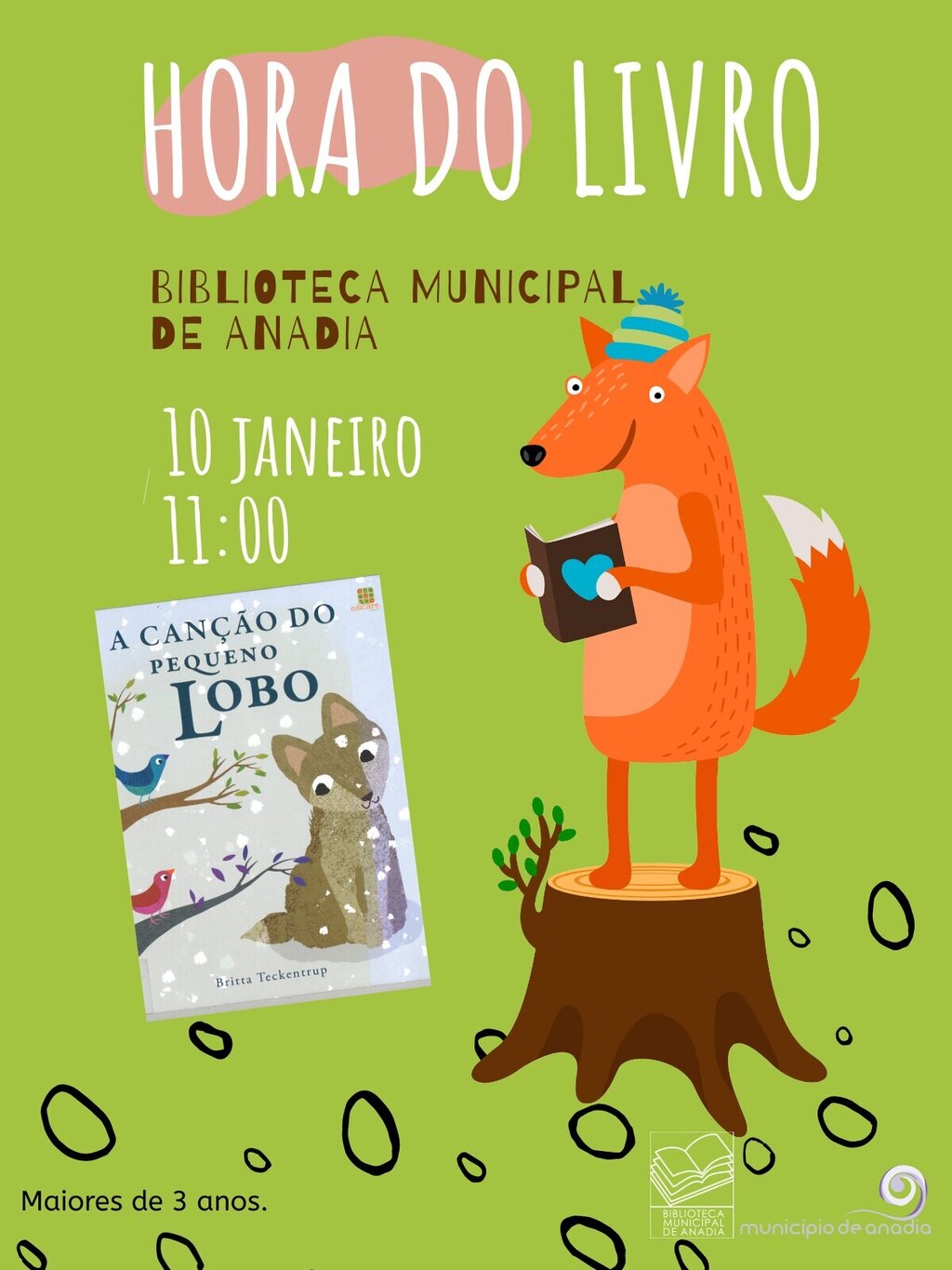 Hora do Livro: "A canção do pequeno lobo"