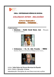 Colóquio Inter-Religiões [Org.: Academia de Cultura e Solidariedade de Águeda]