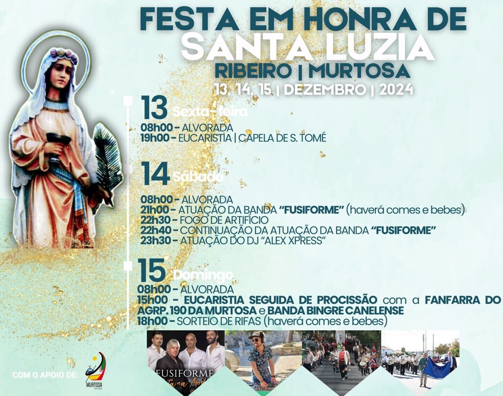 Festa em  Honra de Santa Luzia do Ribeiro