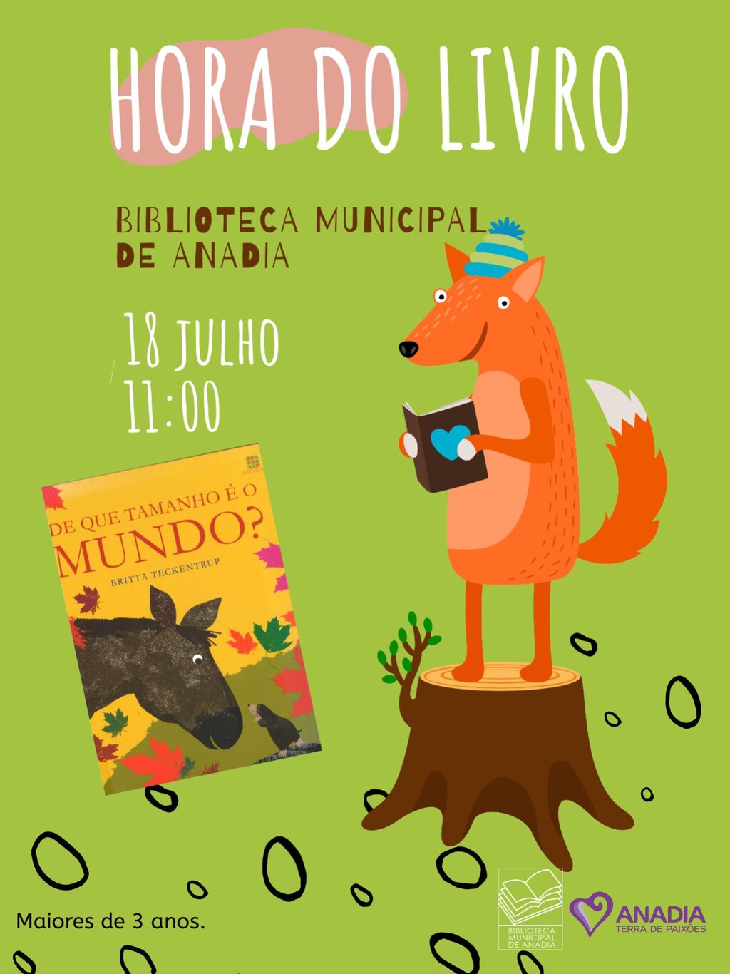 Hora do Livro: "De que tamanho é o mundo?"