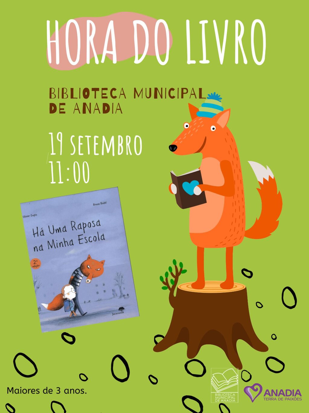 Hora do Livro: "Há uma raposa na minha escola"