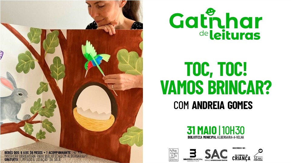 GATINHAR DE LEITURAS - TOC, TOC! VAMOS BRINCAR?