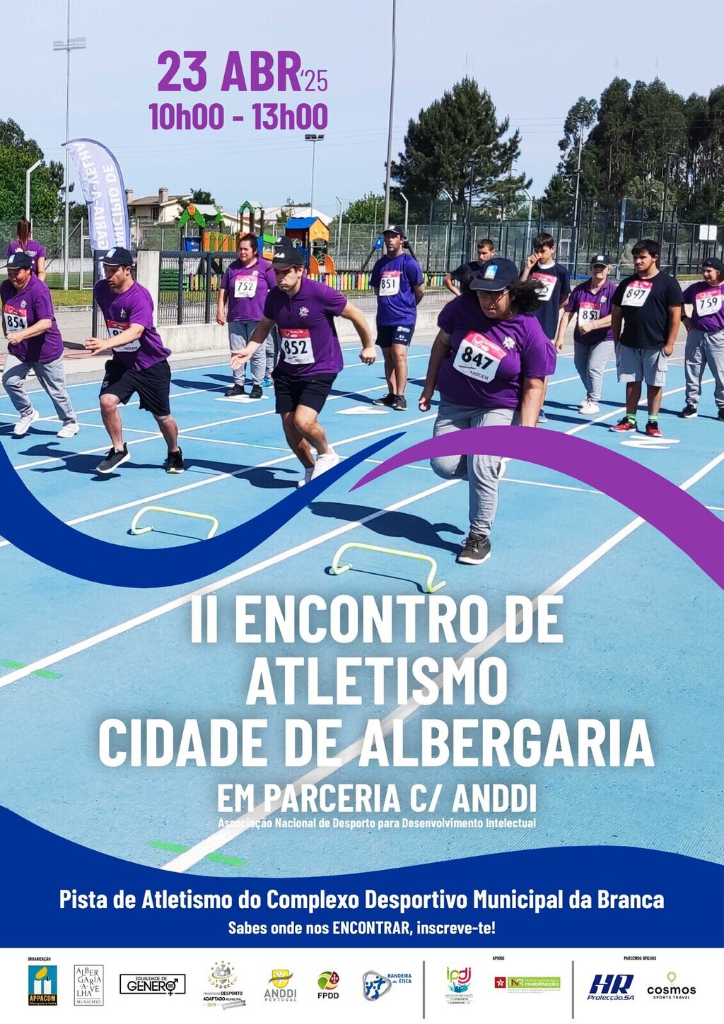 II Encontro de Atletismo Cidade de Albergaria – Desporto Adaptado, com a parceria da ANDDI
