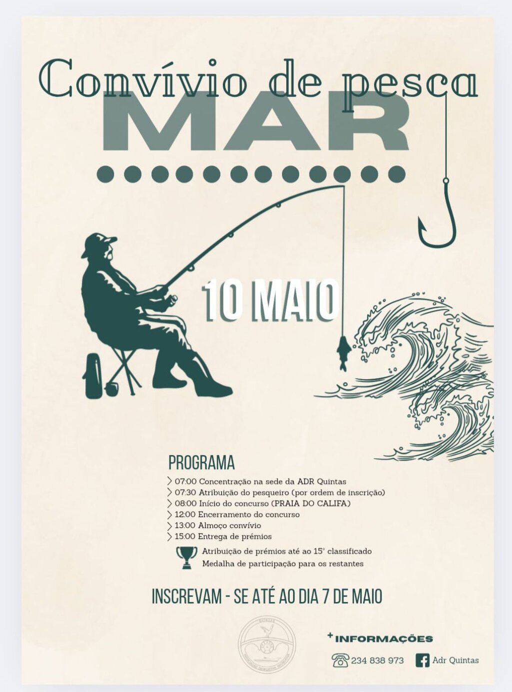 Convívio de Pesca no Mar  A.D.R Quintas