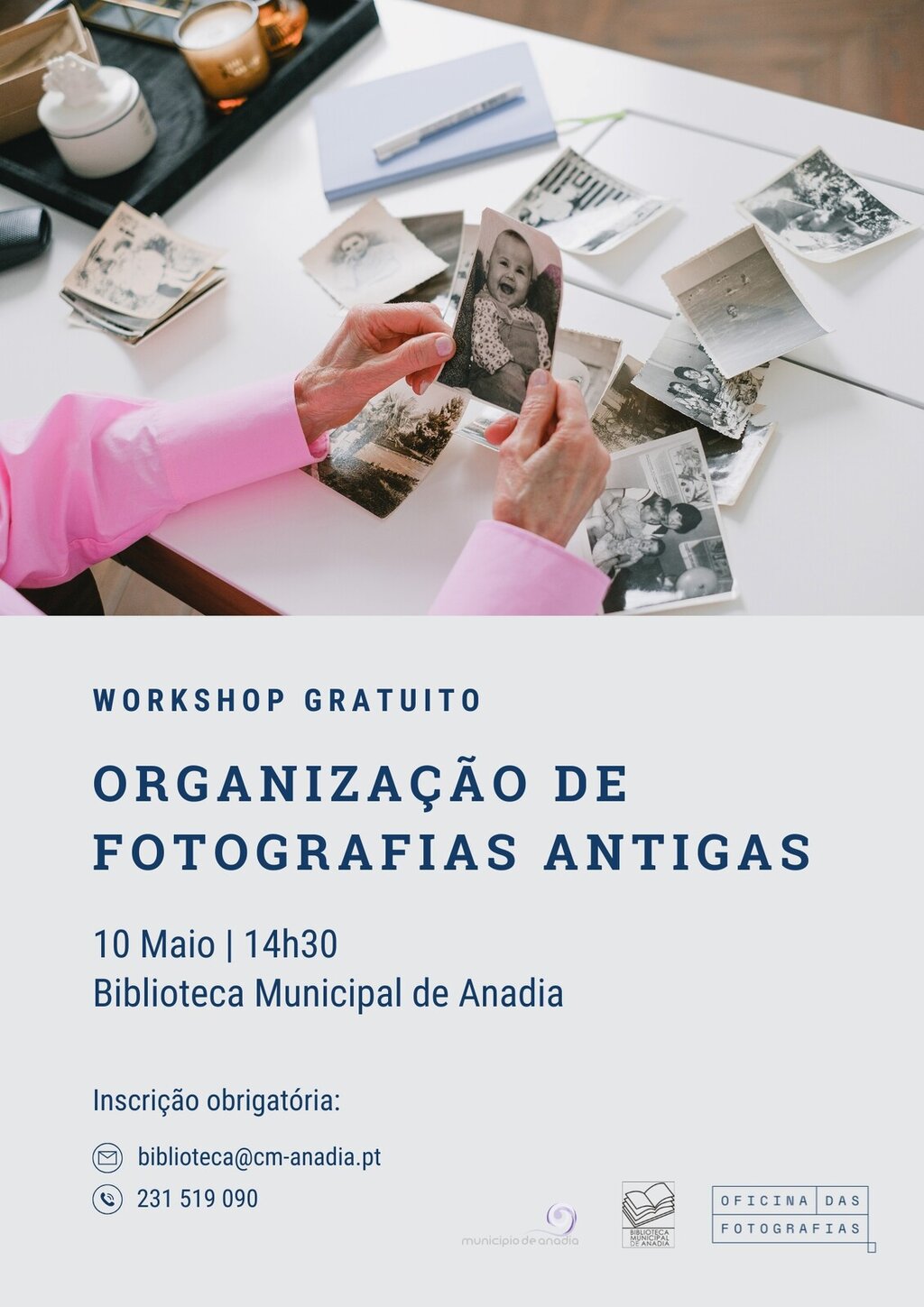 Workshop - Organização de fotografias antigas