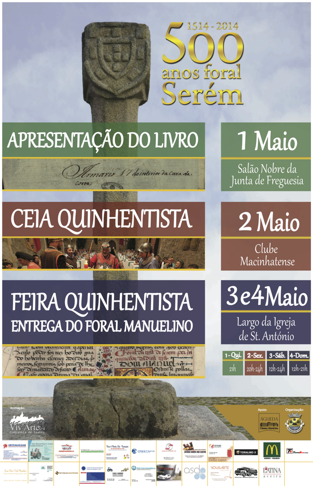 500 anos Foral de Serém (1514 - 2014)