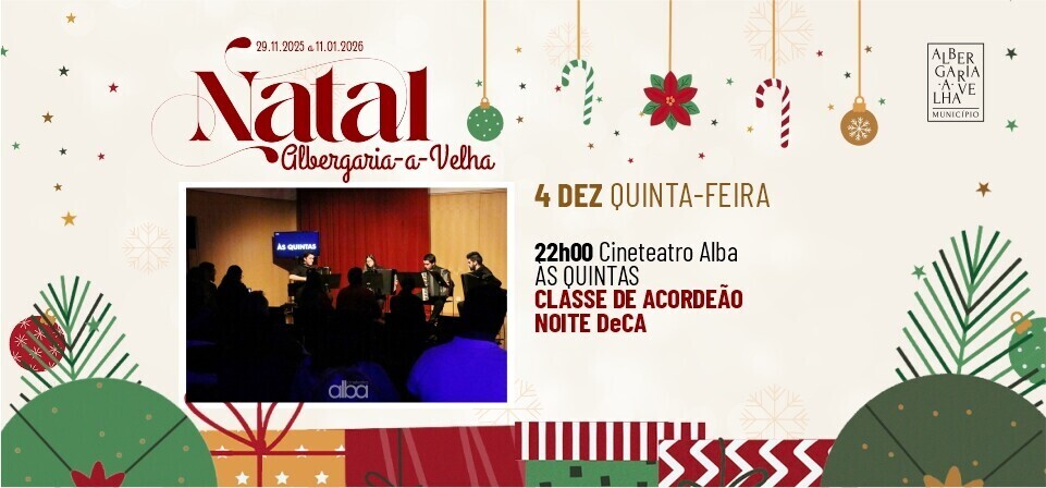 ÀS QUINTAS: NOITE DeCA