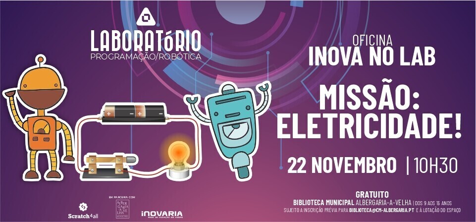 OFICINA INOVA NO LAB - Missão: Eletricidade!