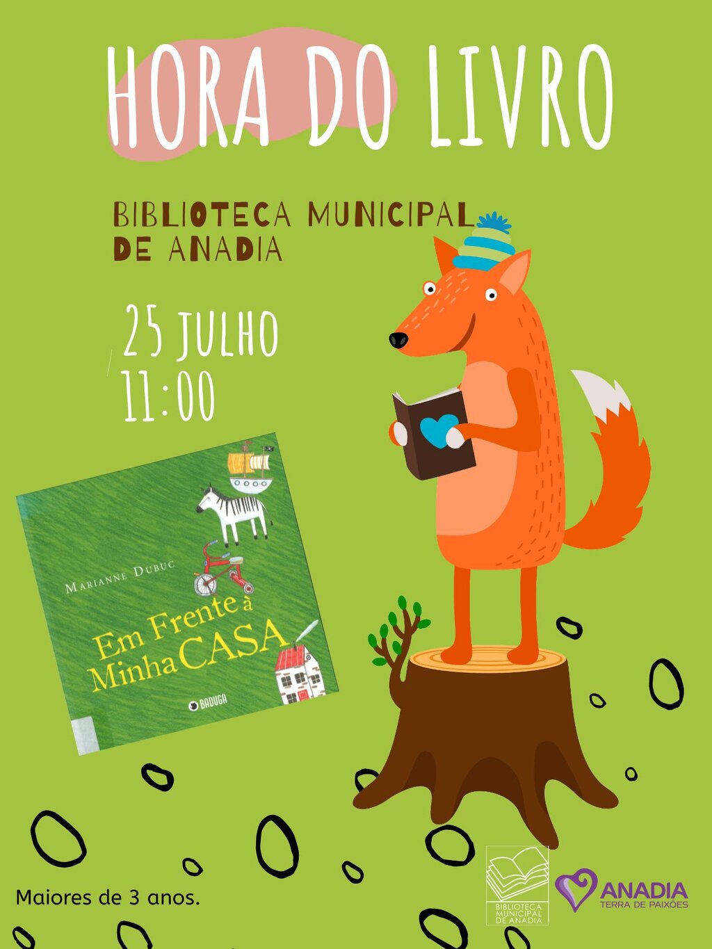 Hora do Livro "Em frente à minha casa"