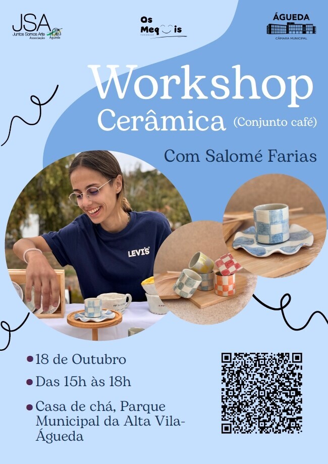 Workshop de Cerâmica, com Salomé Freitas