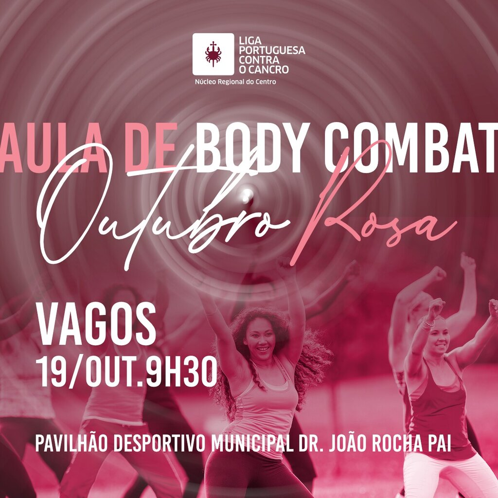 Vagos assinala o “Outubro Rosa” com uma aula de Body Combat