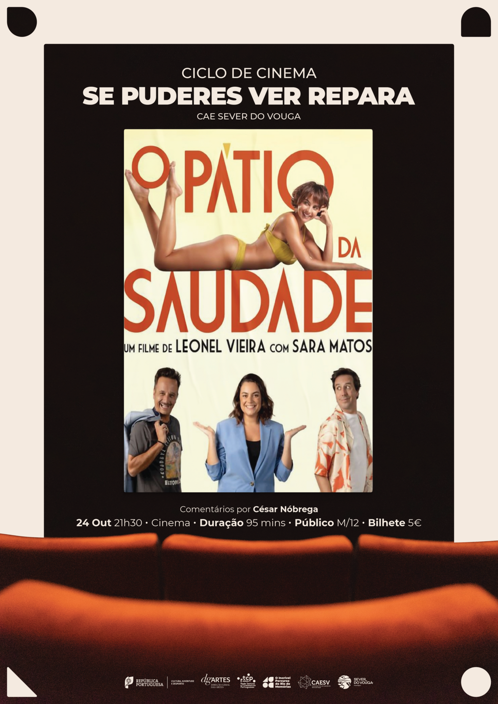 Atividades no Centro das Artes e do Espetáculo de Sever do Vouga