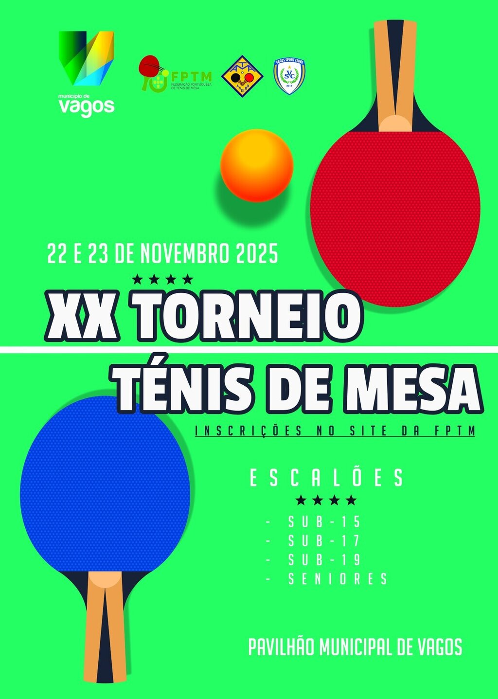 XX TORNEIO DE TÉNIS DE MESA