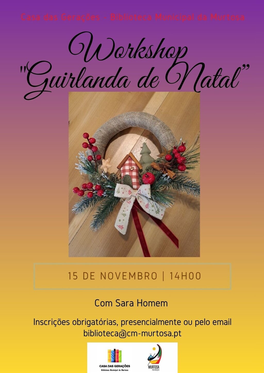 Workshop "Guirlanda de Natal"