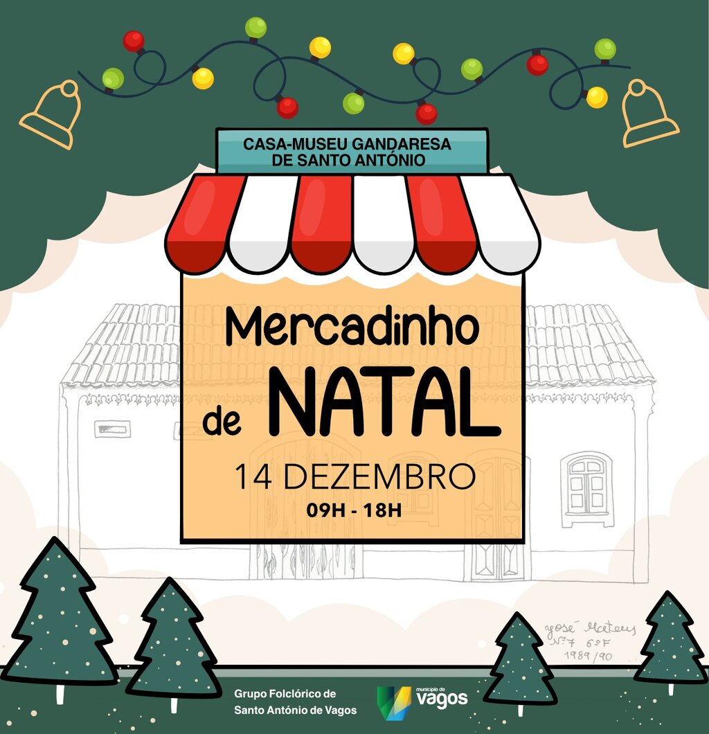 Mercadinho de Natal na Casa-Museu Gandaresa