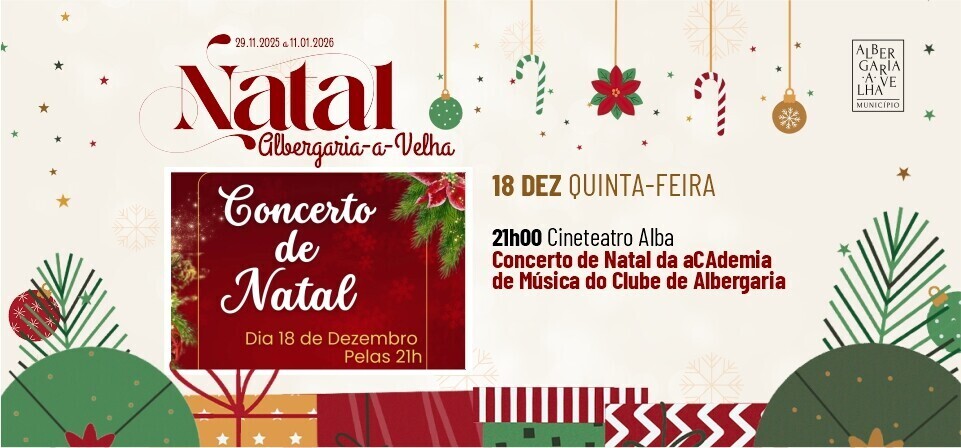 Concerto de Natal da aCAdemia de Música do Clube de Albergaria