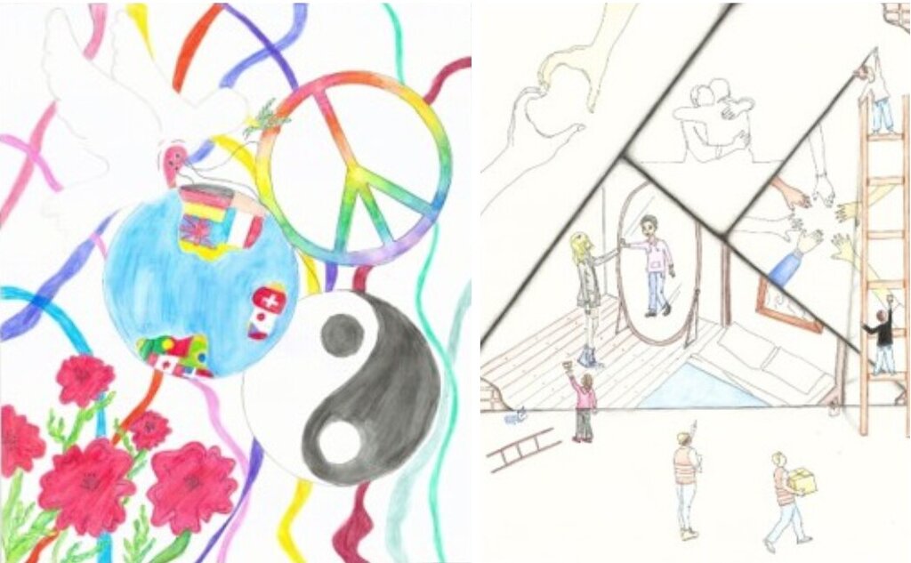 Exposição do Concurso Internacional de Cartaz sobre a Paz de Lions