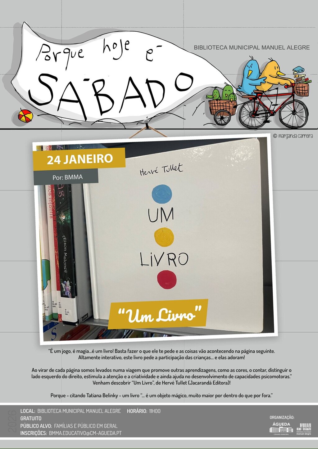 “Porque hoje é sábado... Um Livro”
