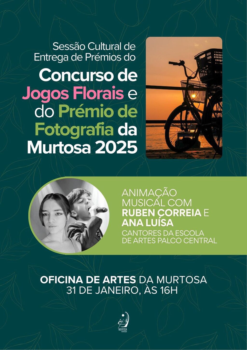 Sessão Cultural - Entrega dos Prémios de Fotografia e Jogos Florais da Murtosa | 2025