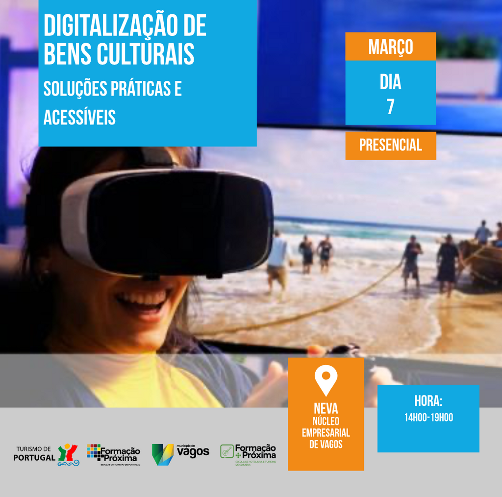 Formação + Próxima: Digitalização de Bens Culturais - soluções práticas e acessíveis