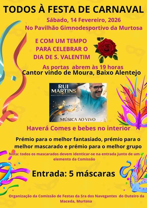 Festa De Carnaval E Celebração Do Dia De S. Valentim