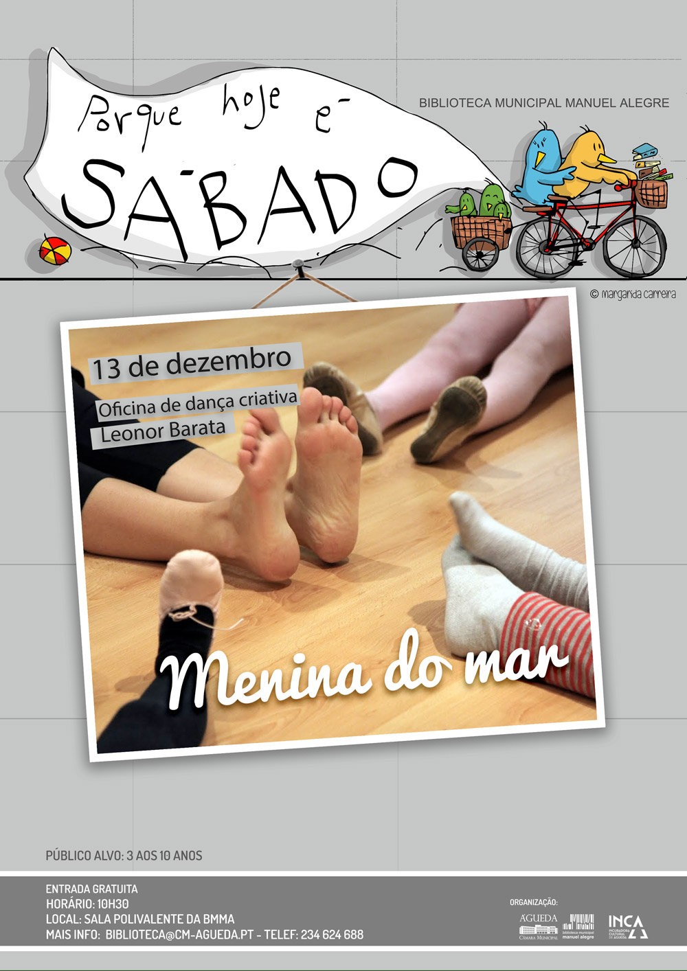 Oficina de dança criativa, com Leonor Barata