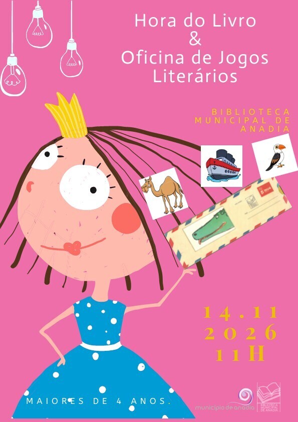 Hora do Livro & Oficina de jogos literários