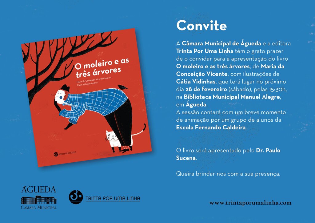 Apresentação do livro "O moleiro e as três árvores".