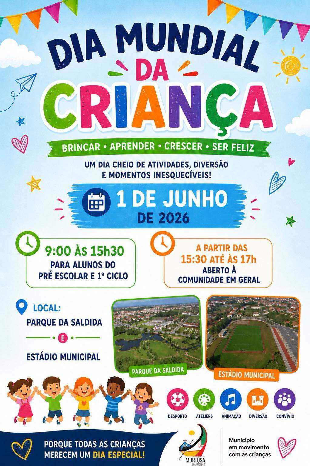 Murtosa Celebra o Dia Mundial de Criança