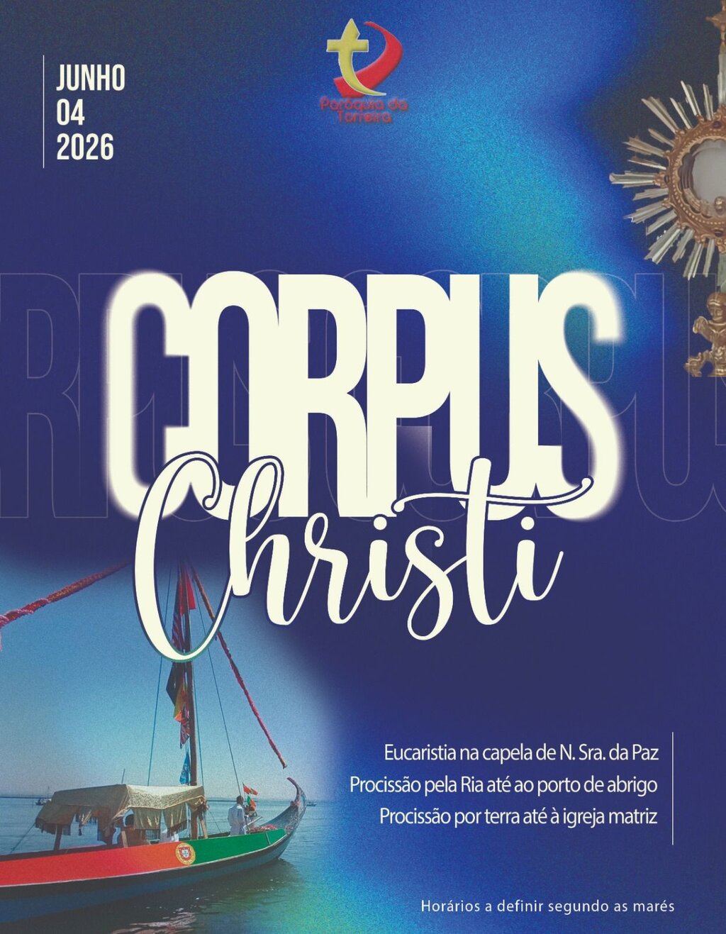 Procissão Aquática do Corpo de Deus - Paróquia da Torreira