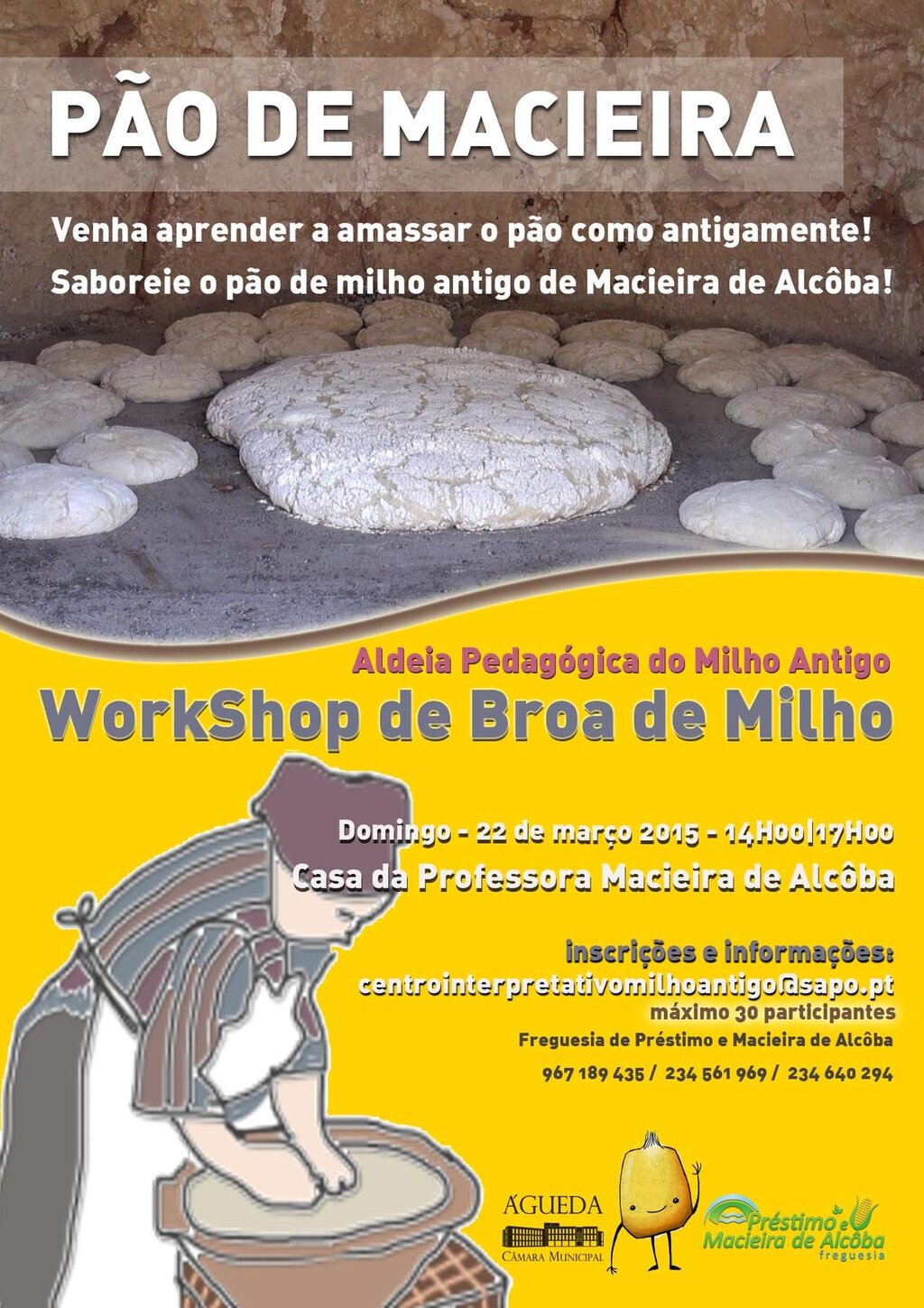 Pão de Macieira - Workshop de Broa de Milho