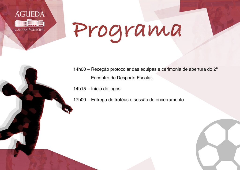 2º Encontro de Desporto Escolar do Concelho de Águeda, na modalidade de Andebol