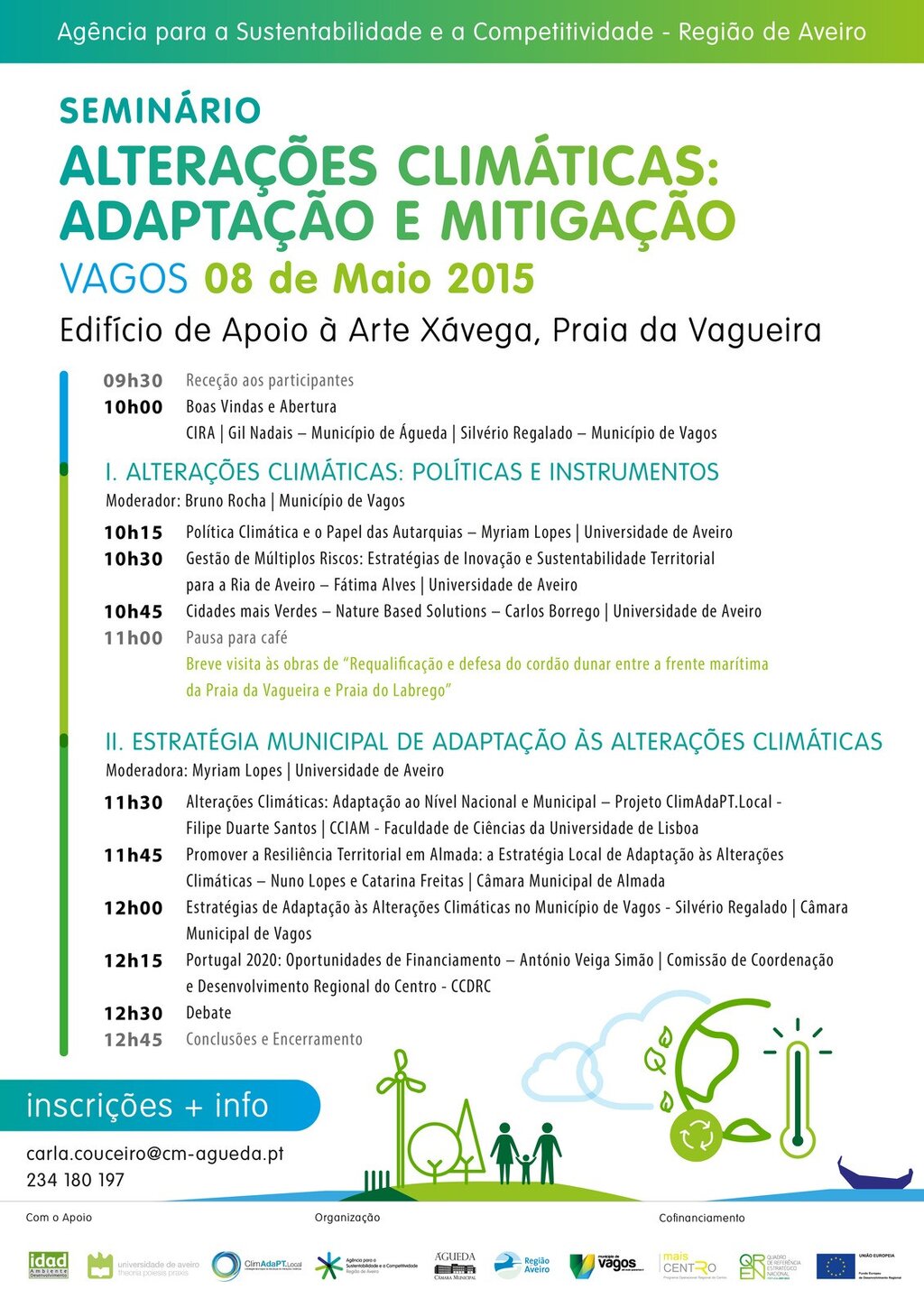SEMINÁRIO ALTERAÇÕES CLIMÁTICAS: ADAPTAÇÃO E MITIGAÇÃO