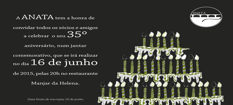 Convite aniversário da ANATA