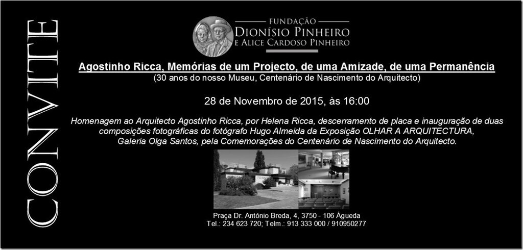 Homenagem ao Arquitecto Agostinho Ricca