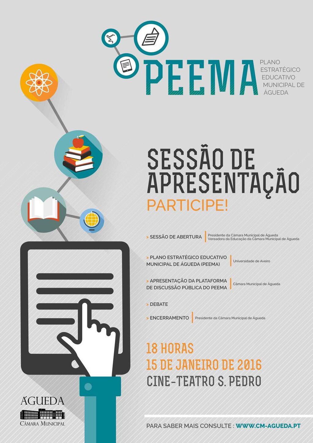 Sessão de lançamento do Plano Estratégico Educativo Municipal