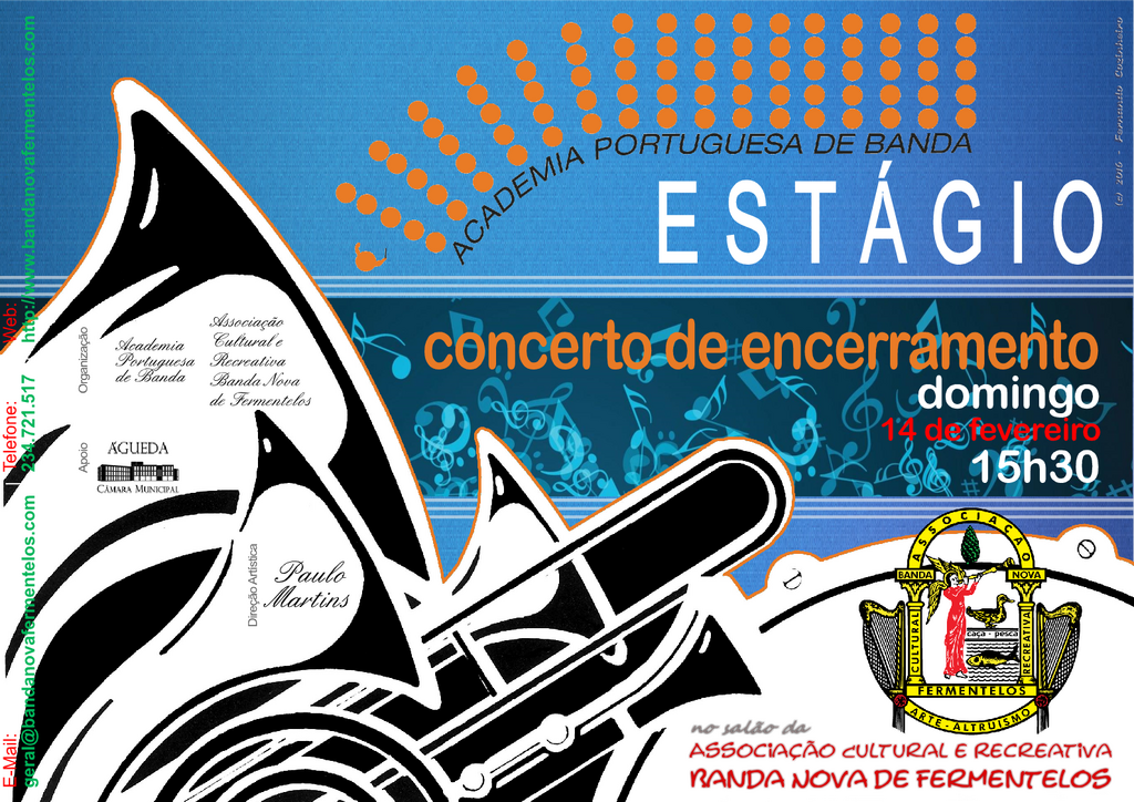 Estágio APB na Banda Nova de Fermentelos - Concerto de Encerramento