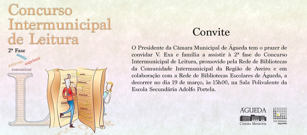 2ª Fase do Concurso Intermunicipal de Leitura :: 19 de março de 2016