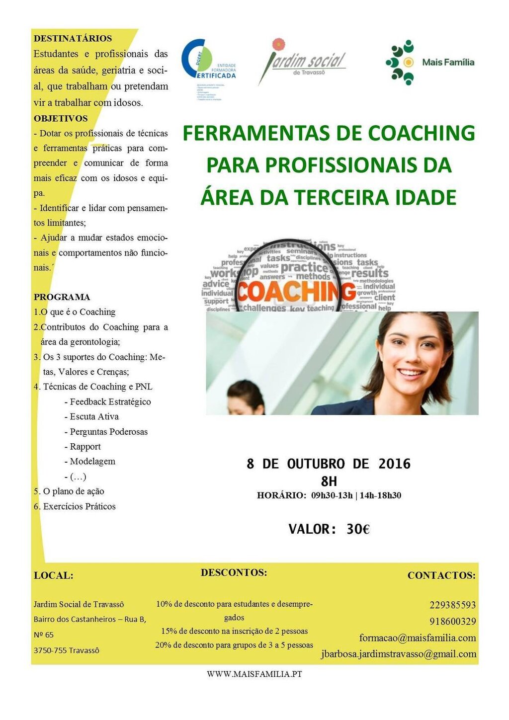 Formação de Estratégias de Coaching na Terceira Idade