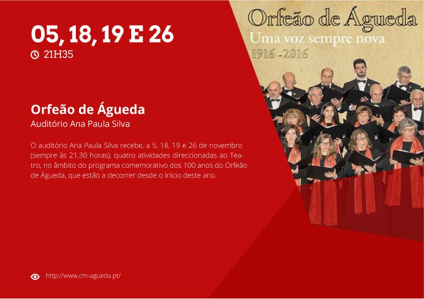 Teatro 100 anos do Orfeão de Águeda