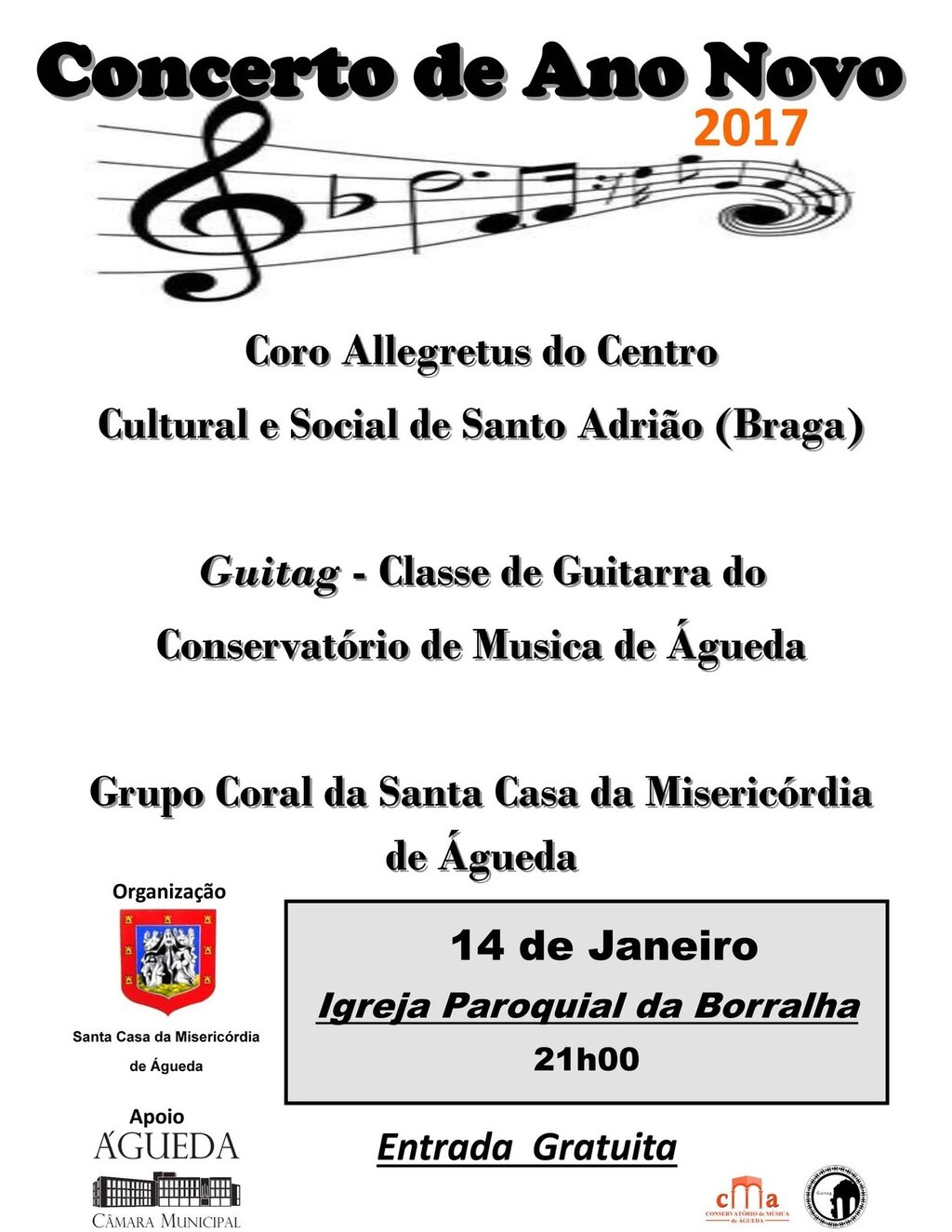 Concerto de Ano Novo - Grupo Coral da Santa Casa da Misericórdia de Águeda
