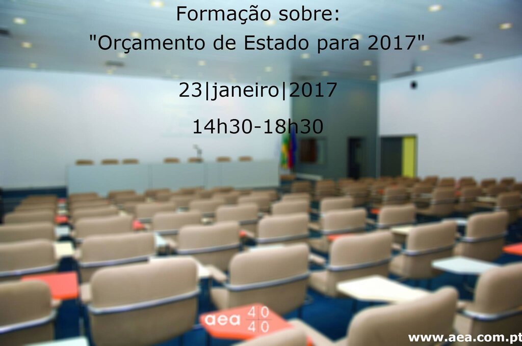 Formação: "Orçamento de Estado para 2017"