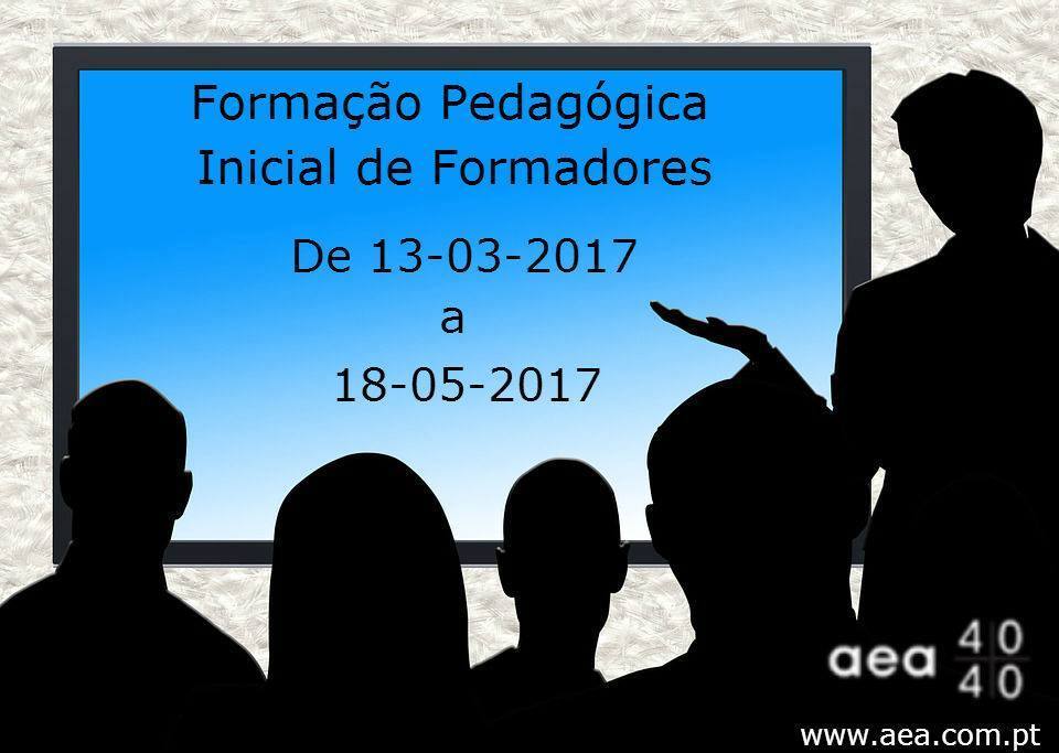  Formação Pedagógica Inicial de Formadores