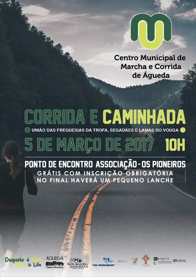 Corrida e Caminhada – União das Freguesias da Trofa, Segadães e Lamas do Vouga