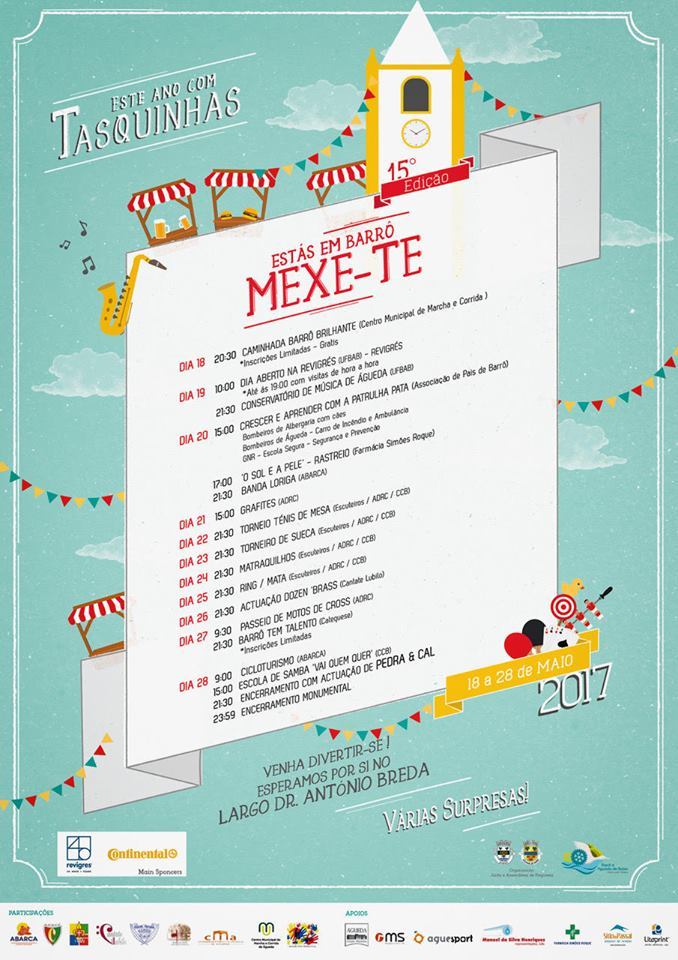  Estás em Barrô...Mexe-te 2017! - 18 a 28 maio