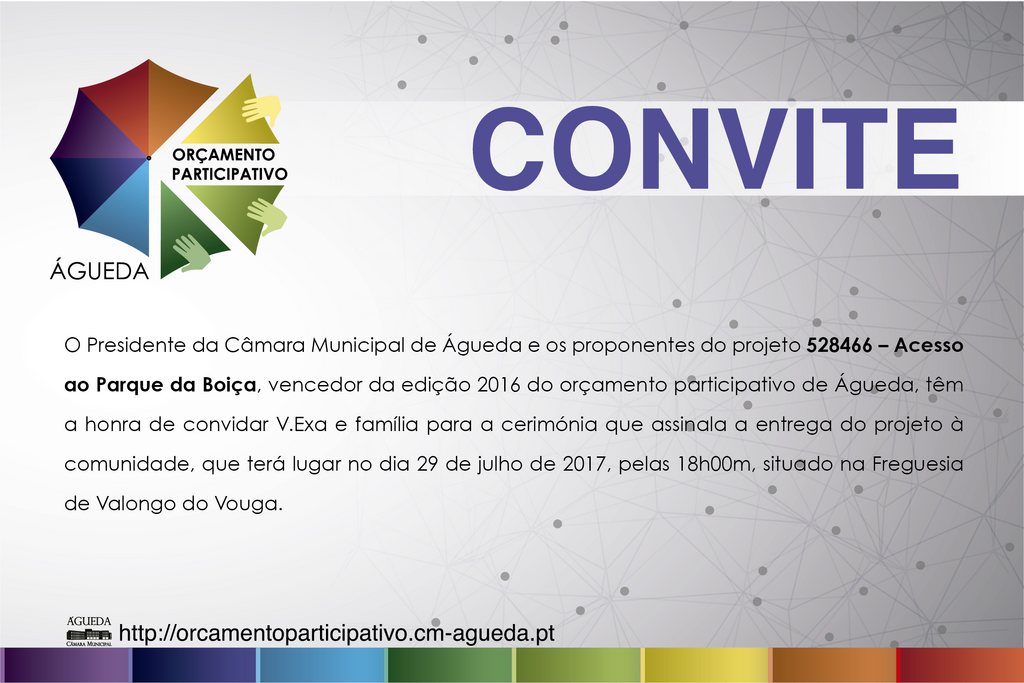 Entrega do Primeiro Projeto da Edição 2016 à Comunidade – Acesso ao Parque da Boiça