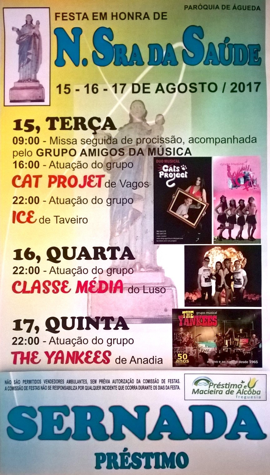 Festas em Honra de N. Sraª da Saúde - Sernada, Préstimo